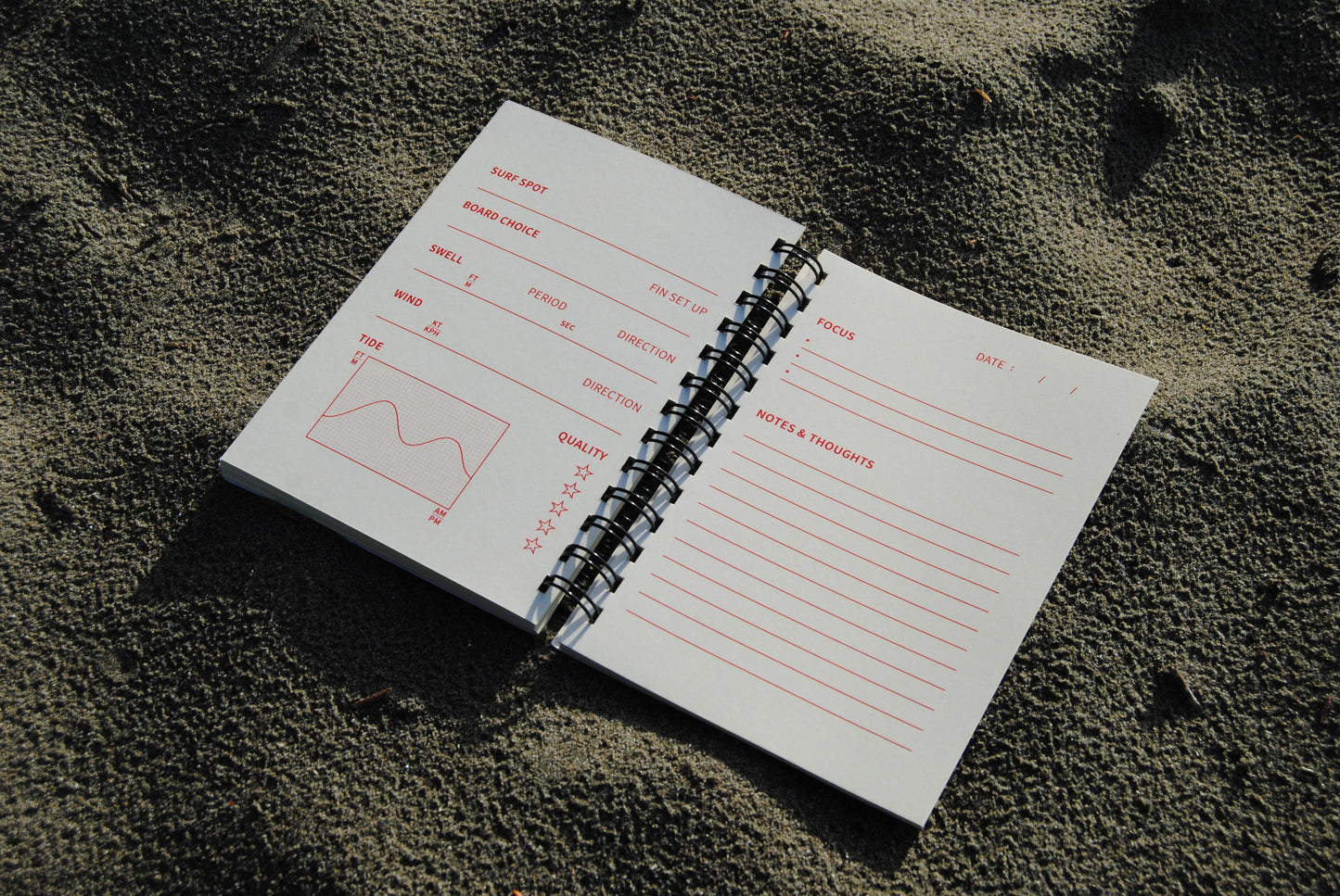 Surf logbook